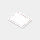 Post-it® Elegant Minimalist Red Two Border (Incliné)