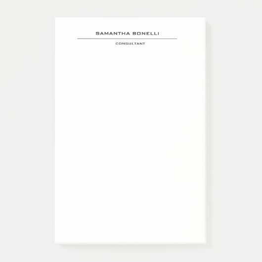 Post-it® Élégant minimaliste attrayant (Devant)