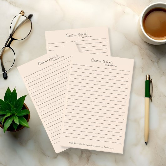 Post-it® Élégant minimaliste beige