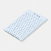 Post-it® Élégant minimaliste bleu (Incliné)