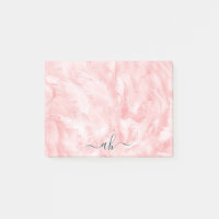 Élégant Minimaliste Chic Texture de plume rose cor