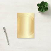 Post-it® Elégant Modèle moderne vierge tendance Gold Look (Bureau)