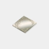 Post-it® Élégant Moderne Gold Décoratif Post il Notes (Incliné)