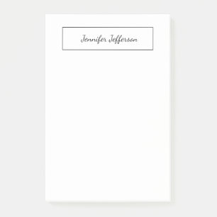 Post-it® Élégant moderne manuscrit simple professionnel