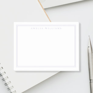 Post-it® Élégant Monogramme Minimaliste Lavande