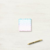 Post-it® Élégant Motif d'ananas à dégradé de Girls (Sur un bureau)