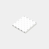 Post-it® Élégant motif géométrique noir blanc | triangles (Incliné)