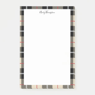 Post-it® Élégant Motif Thompson Camel Plaid Flannel