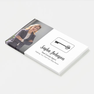 Post-it® Elegant Neutral Photo QR Code Real Estate