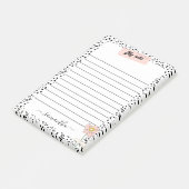 Post-it® Élégant noir et blanc (Incliné)