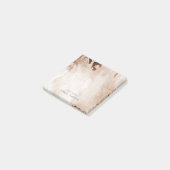 Post-it® Elégant Or Parties scintillant Agate Marbre Textur (Incliné)