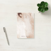 Post-it® Elégant Or Parties scintillant Agate Marbre Textur (Bureau)