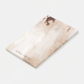 Post-it® Elégant Or Parties scintillant Agate Marbre Textur (Incliné)