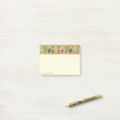 Post-it® Elégant, Parties scintillant Or, Cactus (Sur un bureau)