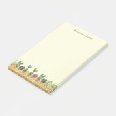 Post-it® Elégant, Parties scintillant Or, Cactus Fleurs (Incliné)