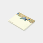 Post-it® Élégant, Parties scintillant Or, Floral (Incliné)