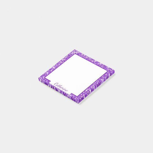 Post-it® Elégant Parties scintillant violet Bordure Cadre c (Incliné)