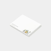 Post-it® Elégant Plante à pots Maison Aquarelle Botanique (Incliné)