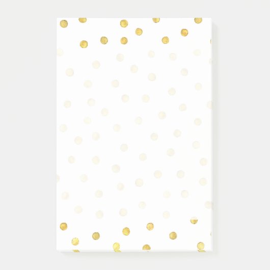 Post-it® Élégant point de confetti à huile d'or (Devant)