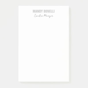 Post-it® Élégant professionnel minimaliste moderne ajouter