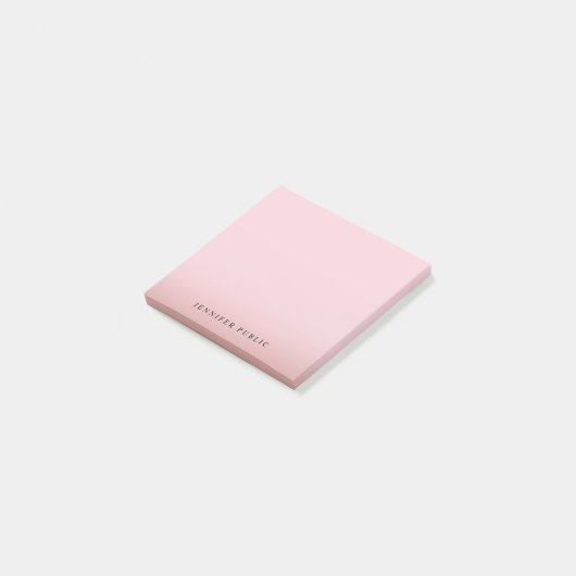 Post-it® Élégant Rose Gold Modèle Arrière - plan moderne (Incliné)