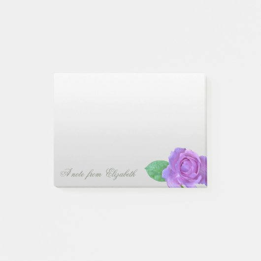 Post-it® Élégant Rose Violet Féminin (Devant)
