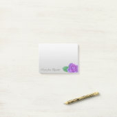 Post-it® Élégant Rose Violet Féminin (Sur un bureau)