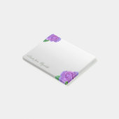 Post-it® Élégant Roseaux Violets Féminins (Incliné)