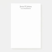 Post-it® Élégant simple professionnel (Devant)