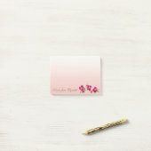 Post-it® Élégant, stylé et féminin, Fleurs (Sur un bureau)