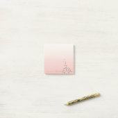 Post-it® Elégant Stylish Girly, Oiseaux En Amour (Sur un bureau)