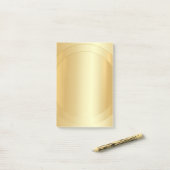 Post-it® Élégant sur mesure Modèle doré moderne look noir (Sur un bureau)