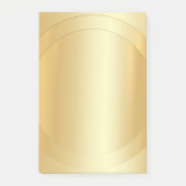 Post-it® Élégant sur mesure Modèle doré moderne look noir (Devant)