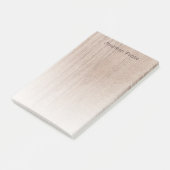 Post-it® Élégant texte en relief Brown Modèle d'apparence e (Incliné)