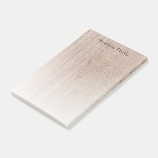 Post-it® Élégant texte en relief Brown Modèle d'apparence e (Incliné)