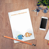 Post-it® Elégante aquarelle moderne Poisson tropical simple