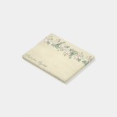 Post-it® Elégante Chic Féminin , Fleurs (Incliné)