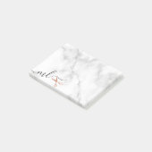 Post-it® Elégante coiffeuse rose en cuivre (Incliné)