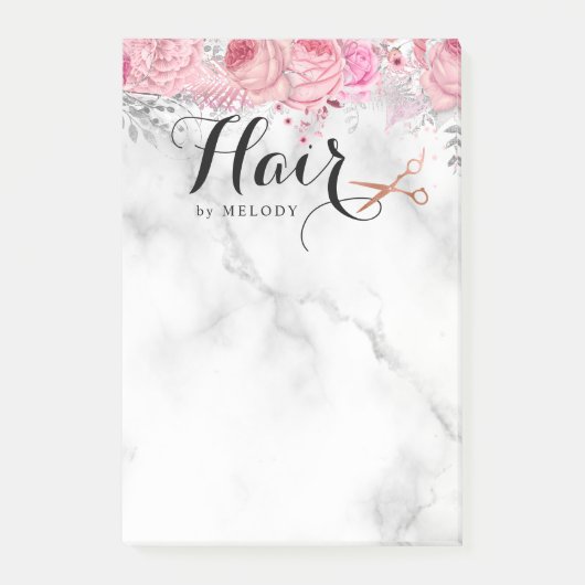 Post-it® Elégante coiffeuse rose en cuivre (Devant)
