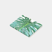 Post-it® Elégante feuille de palmier tropicale jungle tropi (Incliné)