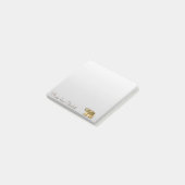 Post-it® Élégante Fille élégante, Eléphant Paisley Or (Incliné)