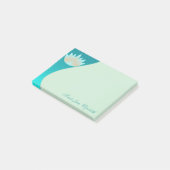 Post-it® Élégante Fille élégante, Fleur Lotus (Incliné)