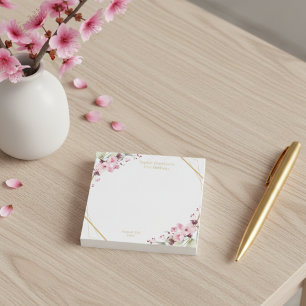 Post-it® Elégante Fleur de cerisier 21e fête d'anniversaire