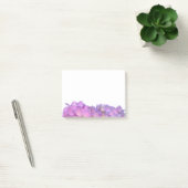 Post-it® Elégante florales violettes roses hydrangées (Bureau)