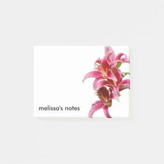 Post-it® Élégante Lys orientaux roses