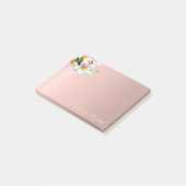 Post-it® Élégante Mignonne Fleurs Filles Élégantes (Incliné)