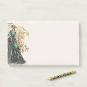 Post-it® Élégante mode féminine victorienne (Sur un bureau)