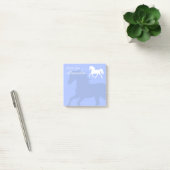 Post-it® Élégante note personnalisée de l'amant du cheval (Bureau)