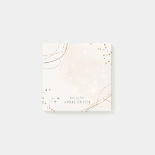 Post-it® Elégante Parties scintillant Abstraite Aquarelle