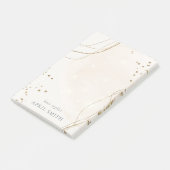 Post-it® Elégante Parties scintillant Abstraite Aquarelle d (Incliné)